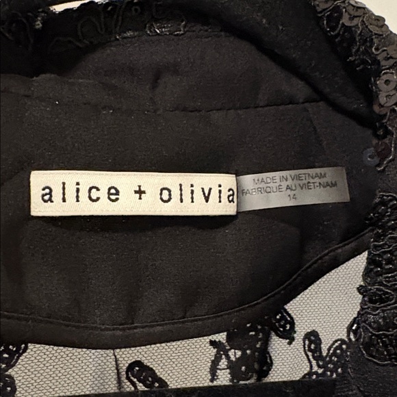 Alice + Olivia Embellished Sheer Lace Blazer - Picture 3 of 4